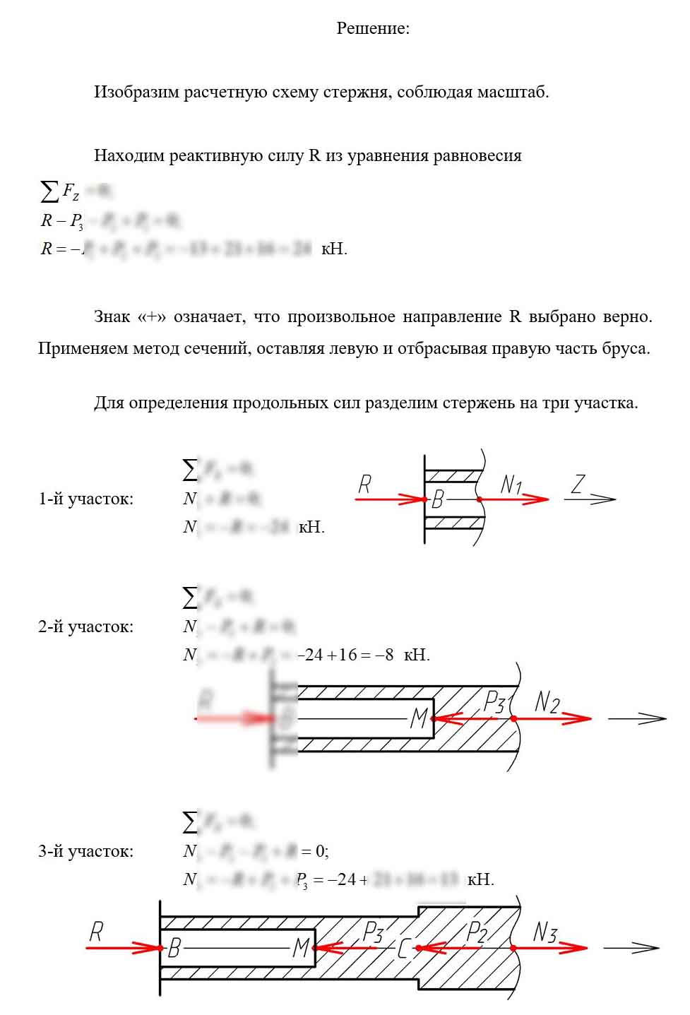 
Пример решения и оформления задачи
