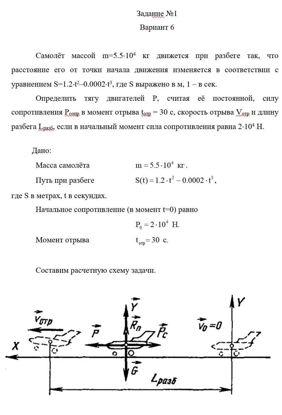 
Пример решения и оформления задачи
